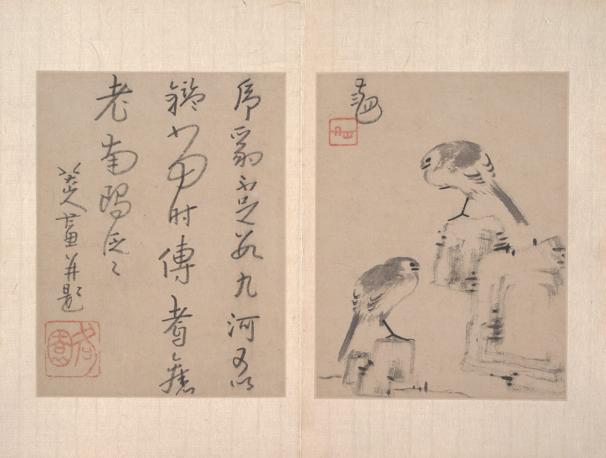 孤禽圖