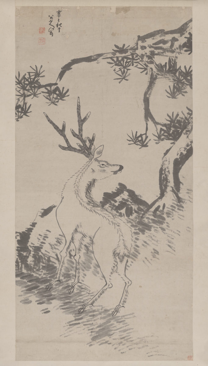 松鹿圖