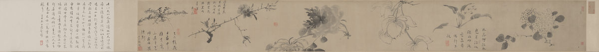 花卉圖卷