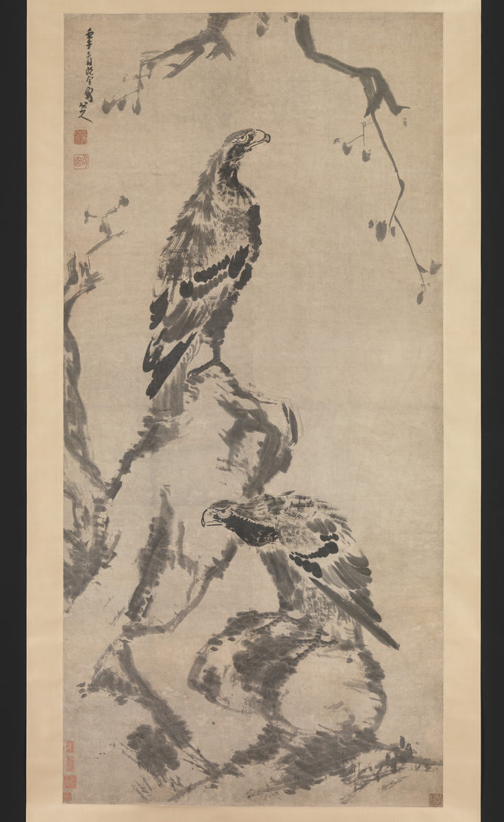 雙鷹圖